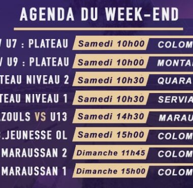 Agenda du 3 au 5 février